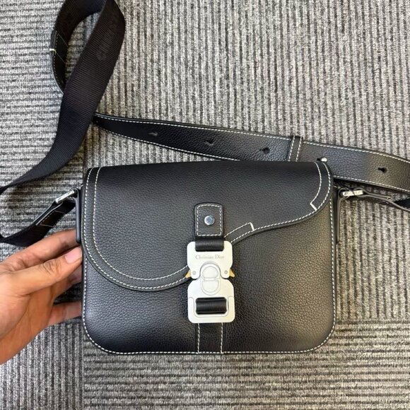 DIOR Saddle Messenger Bag Crossbody Shoulder Bag - Picture 1 of 7